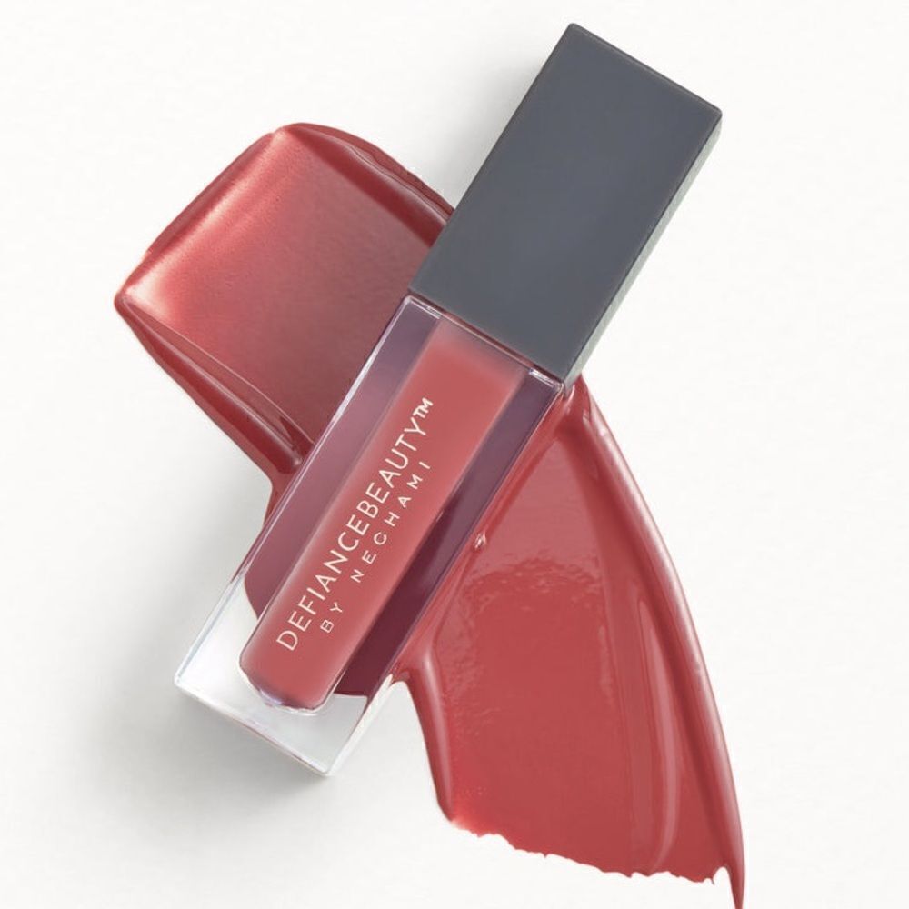 Defiance Beauty Clear Lip Gloss Luminous Liquid Neutral Pink Undertone - Warrior